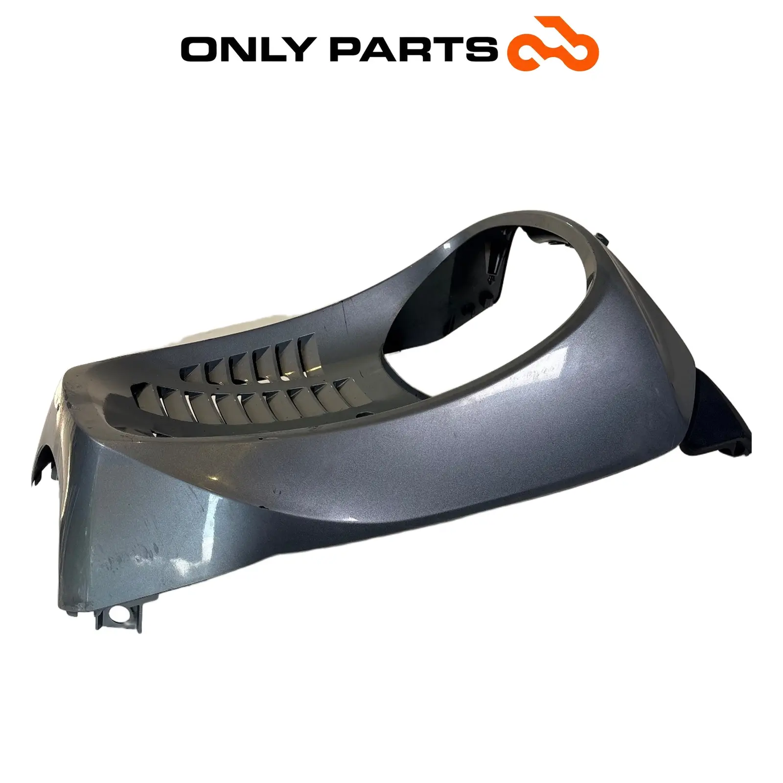 Carena Scudo Anteriore Inferiore Con Griglia Honda SH 300 2011 64302-KTW-B000 Honda SH 300cc 2011 Grigio usato — foto reale 6