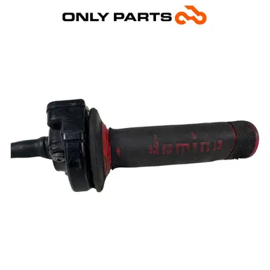 Manopola DX / comando gas + cavo gas Yamaha DT 125cc usato — foto reale 6