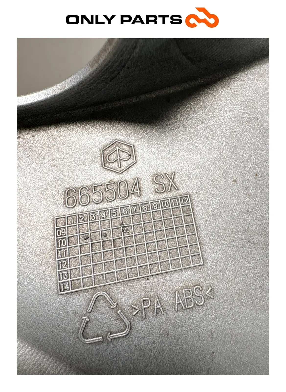 Coppia cover forcella DX + SX Piaggio Beverly  300cc usato — foto reale 10