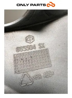 Coppia cover forcella DX + SX Piaggio Beverly  300cc usato — foto reale 10