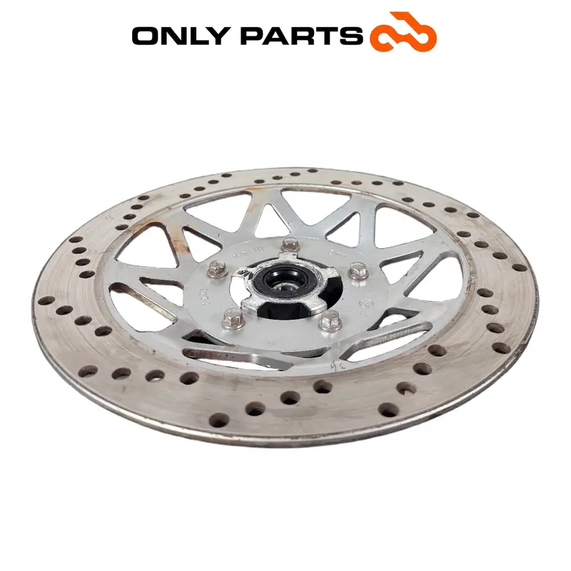 CERCHIO ANTERIORE RUOTA 16 + DISCO GARELLI XO 125 2010 FRONT WHEEL RIM ORIGINALE — 4