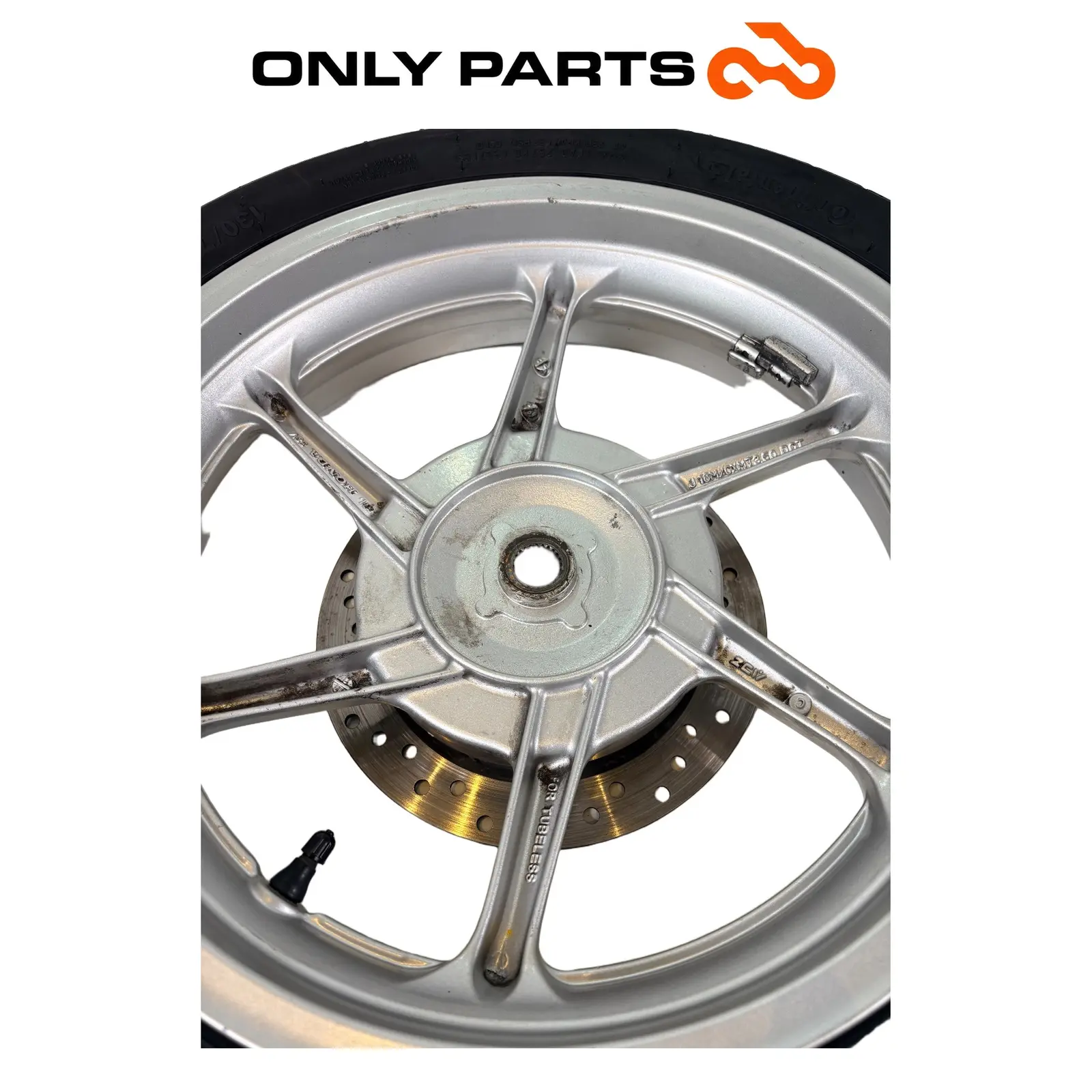 Cerchio posteriore Honda SH 300cc 2011 Grigio usato — foto reale 10