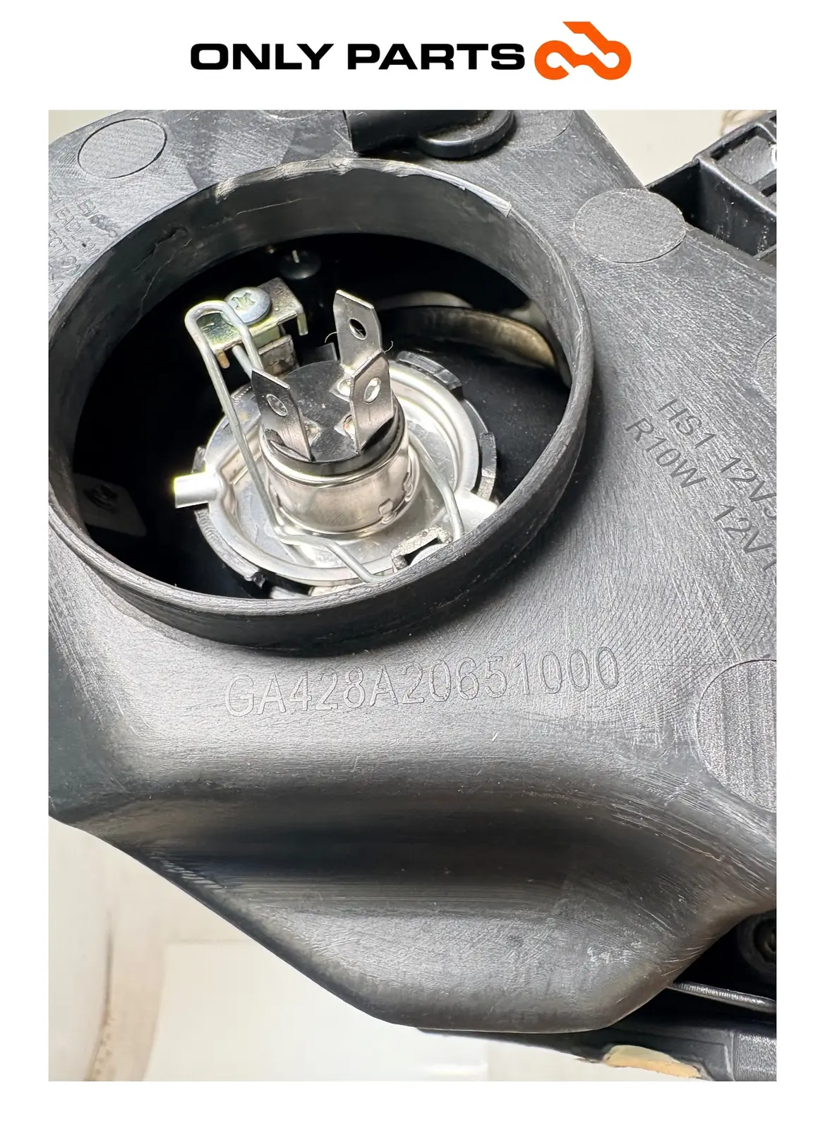 Faro anteriore Garelli XO 125cc 2010 Grigio usato — foto reale 10