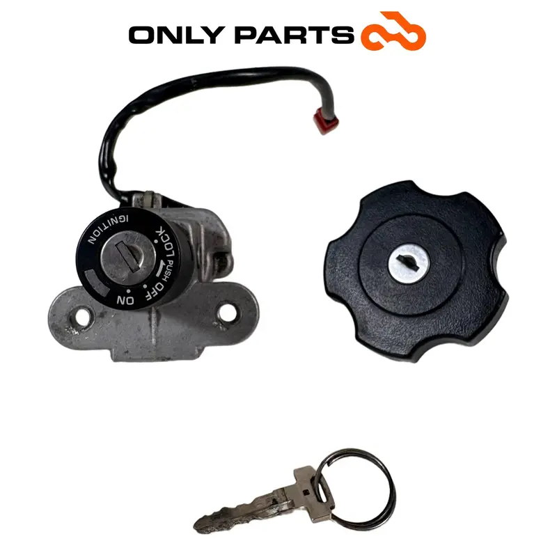 KIT CHIAVI SERRATURE BLOCCHETTO ACCENSIONE TAPPO SELLA YAMAHA DT 125 2005 / LOCK