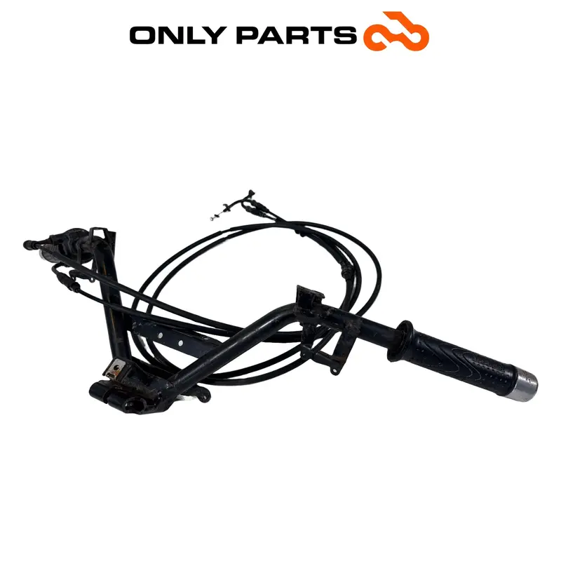 MANUBRIO STERZO CON MANOPOLE CAVI GAS PIAGGIO MP3 HYBRID 300 2010 HANDLEBAR OEM