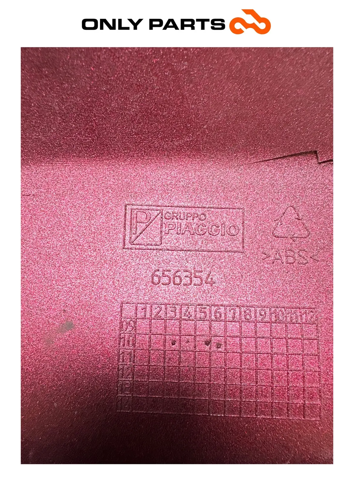 fianchetto posteriore DX Piaggio Beverly  300cc 2010 usato — foto reale 11