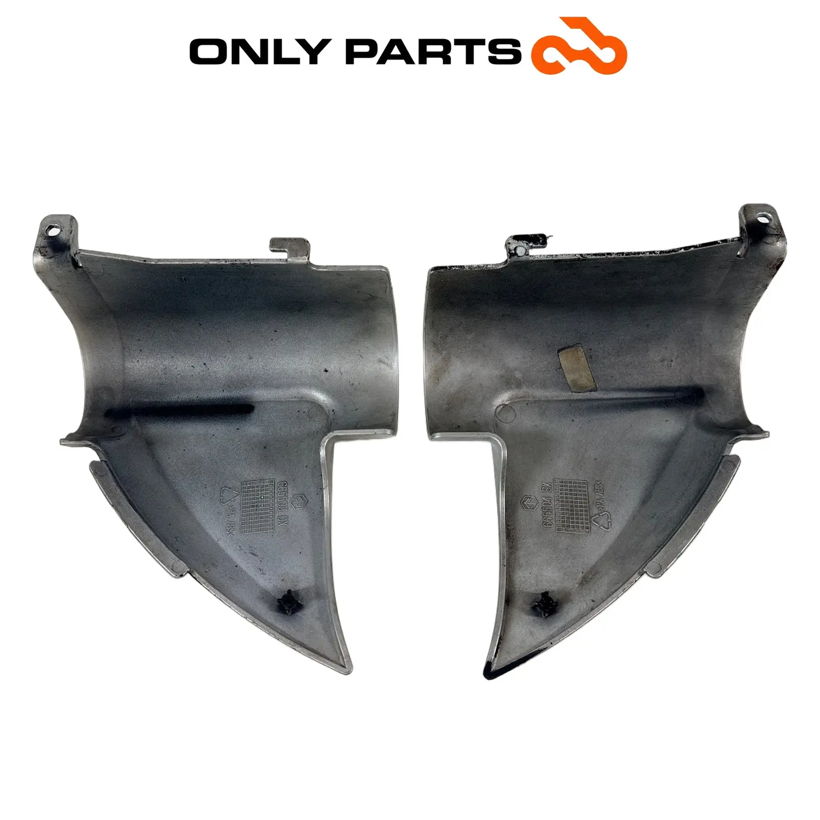 Coppia cover forcella DX + SX Piaggio Beverly  300cc usato — foto reale 8