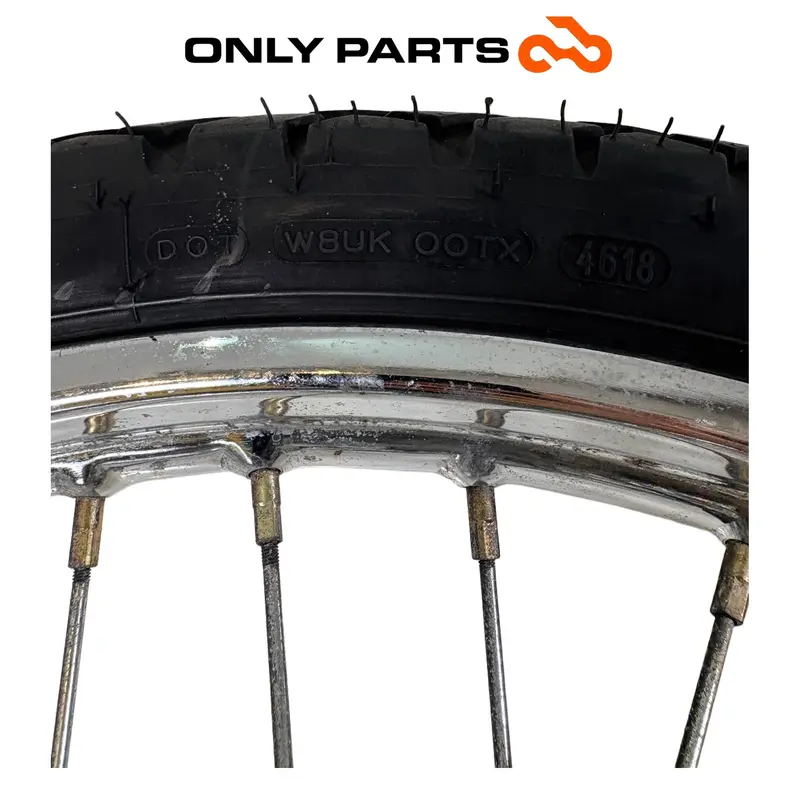 CERCHIO RUOTA ANTERIORE A RAGGI DA 21 CON DISCO FRENO YAMAHA DT 125 2005 / WHEEL — 4