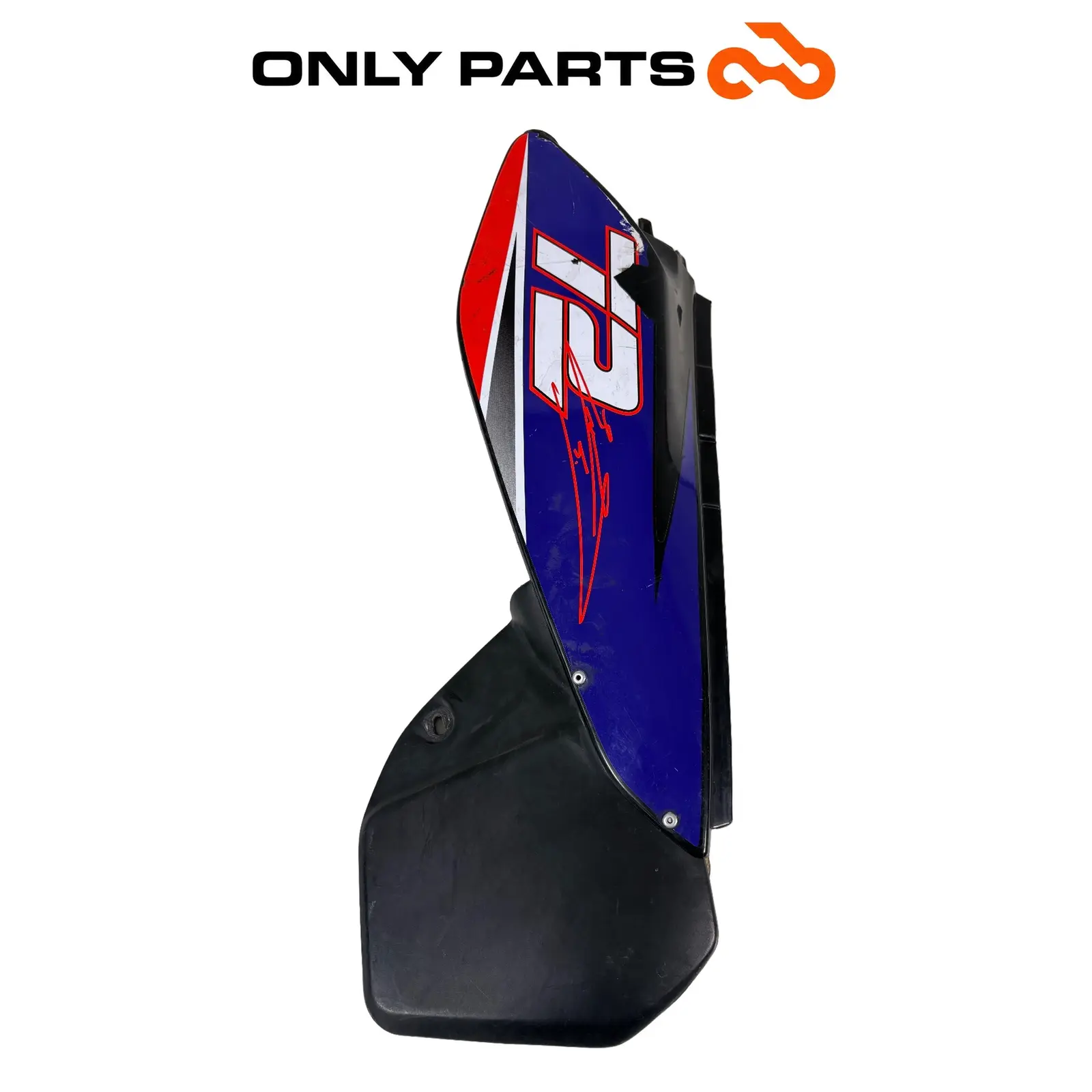 Fianchetto posteriore DX Yamaha DT 125cc 2005 usato — foto reale 2
