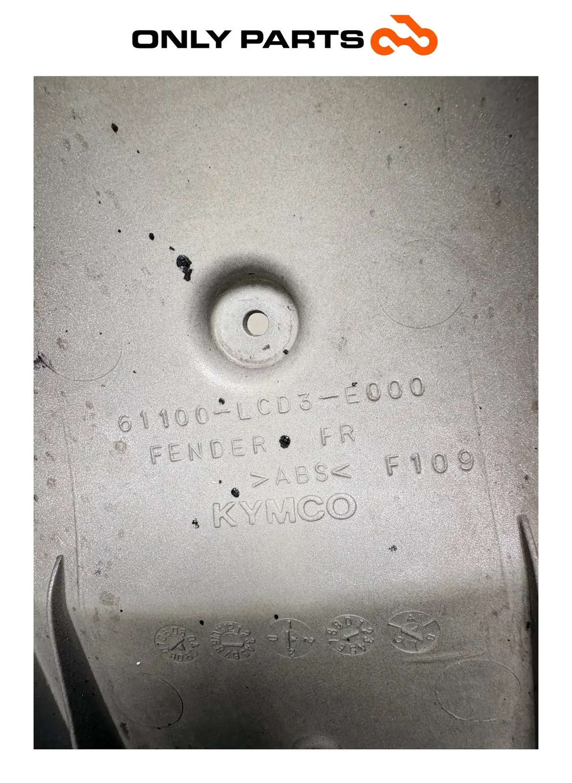 Parafango anteriore Kymco People S 200cc 2013 Grigio usato — foto reale 10