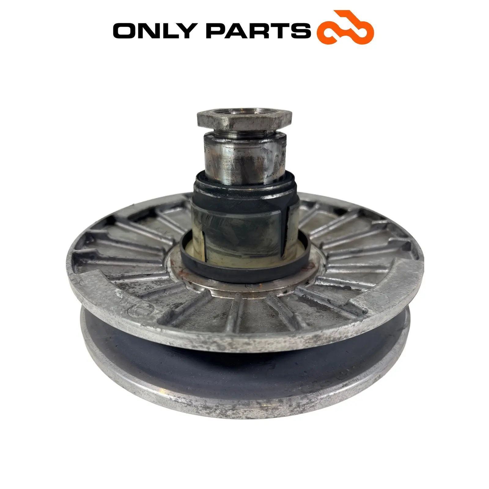 PULEGGIA CONDOTTA CORRETTORE DI COPPIA HONDA SH 300 2011 / DRIVEN PULLEY FACE Honda SH 300cc 2011 Grigio usato — foto reale 3