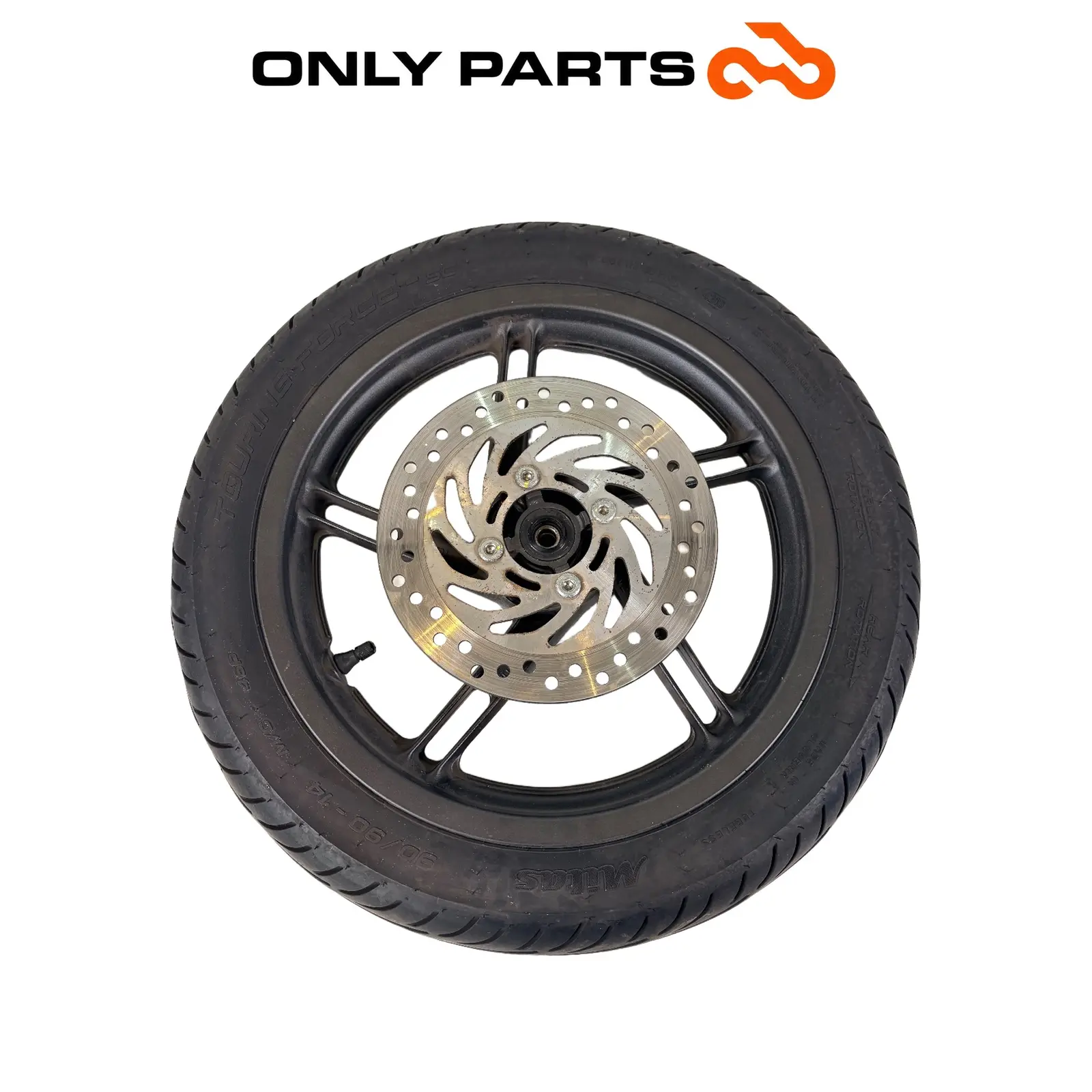 Ruota anteriore + disco Honda PCX 125cc 2014 usato — foto reale 1