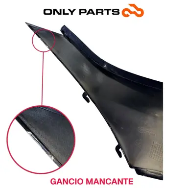 Fianchetto Carena Posteriore SX Blu 624447 Piaggio MP3 Hybrid 300 2010 Side Cowl Piaggio MP3 Hybrid 300cc usato — foto reale 2