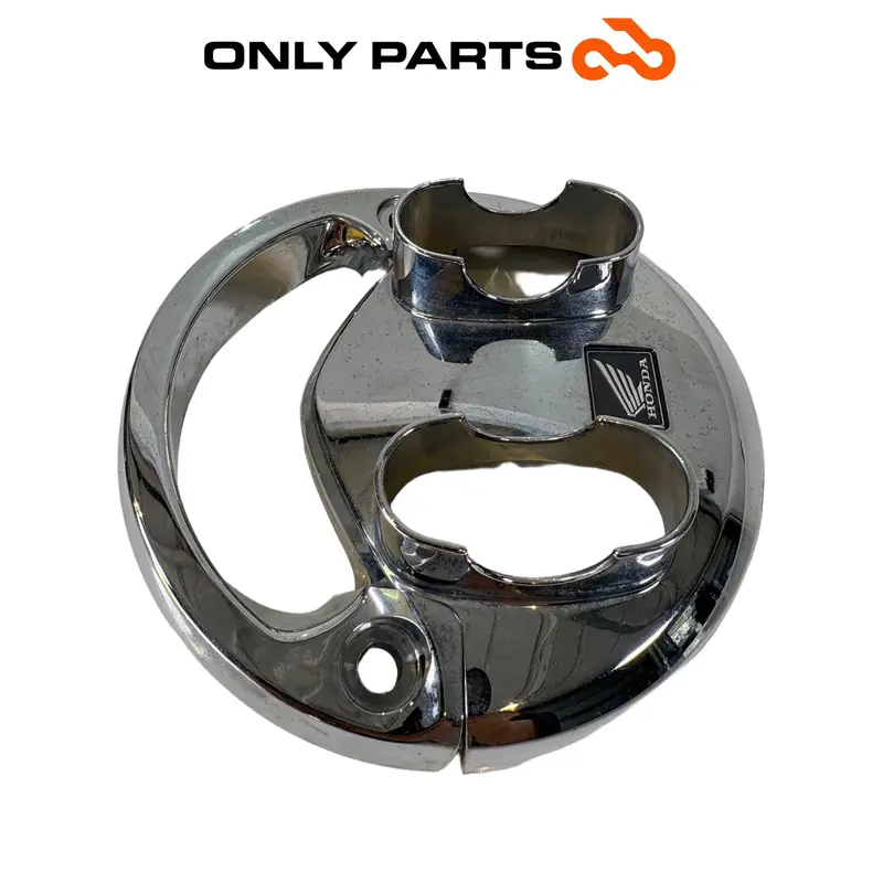 COVER CAVALLOTTO COPERCHIO MANUBRIO CROMATO ORIGINALE HONDA PCX 125 2014 / CLAMP — 2