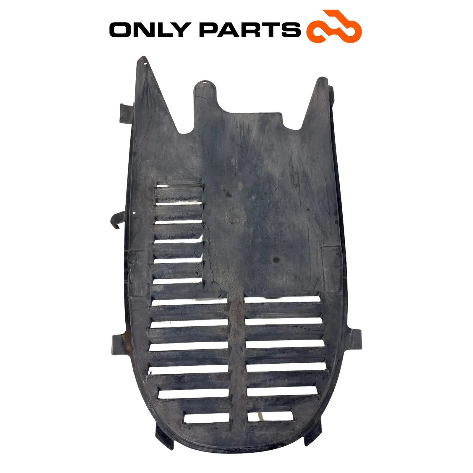 Carena Sottopedana Puntale Inferiore Honda SH 300 2011 OEM 64321-KTW-9000 Honda SH 300cc 2011 Grigio usato — foto reale 2