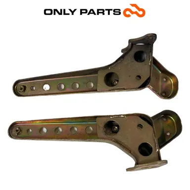 coppia staffe supporto pedana Suzuki Burgman 400cc 2004 Grigio usato — foto reale 6