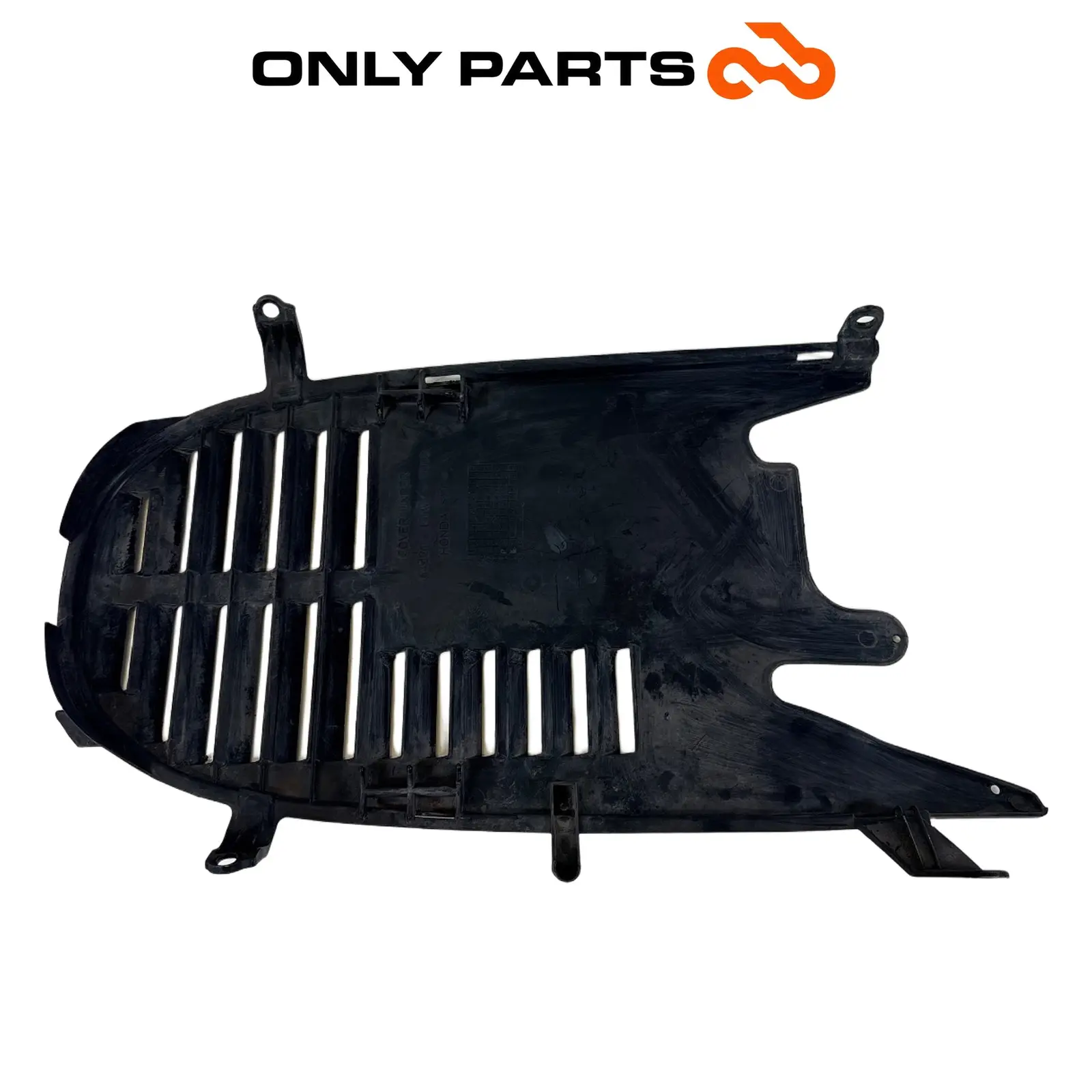 Carena Sottopedana Puntale Inferiore Honda SH 300 2011 OEM 64321-KTW-9000 Honda SH 300cc 2011 Grigio usato — foto reale 5