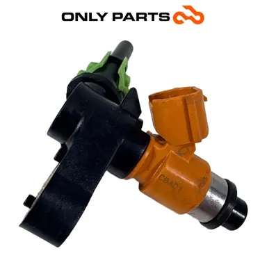 INIETTORE BENZINA CON RACCORDO ATTACCO TUBO HONDA SH 300 2011 / FUEL INJECTOR Honda SH 300cc 2011 Grigio usato — foto reale 1