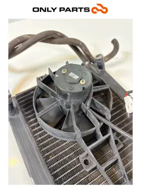 Radiatore acqua + ventola Piaggio MP3 Hybrid 300cc usato — foto reale 11