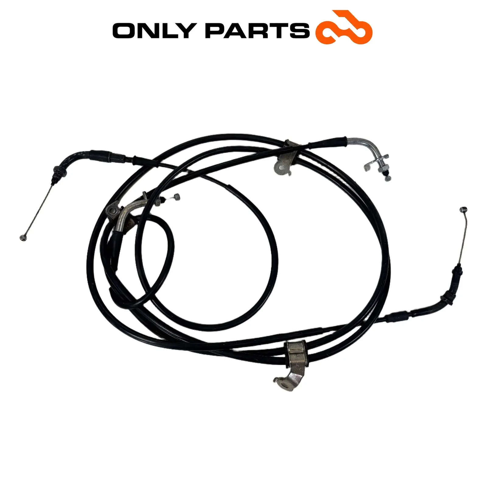 CAVI ACCELERATORE GAS HONDA PCX 125 2014 COPPIA THROTTLE CABLE ORIGINALI Honda PCX 125cc usato — foto reale 2