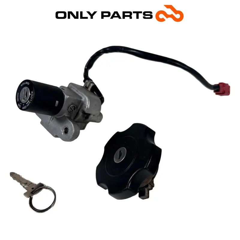 KIT CHIAVI SERRATURE BLOCCHETTO ACCENSIONE TAPPO SELLA YAMAHA DT 125 2005 / LOCK — 3
