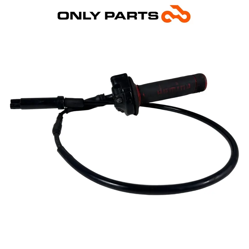 MANOPOLA DESTRA DX GAS CON COMANDO E CAVO ACCELERATORE YAMAHA DT 125 2005 / OEM — 3