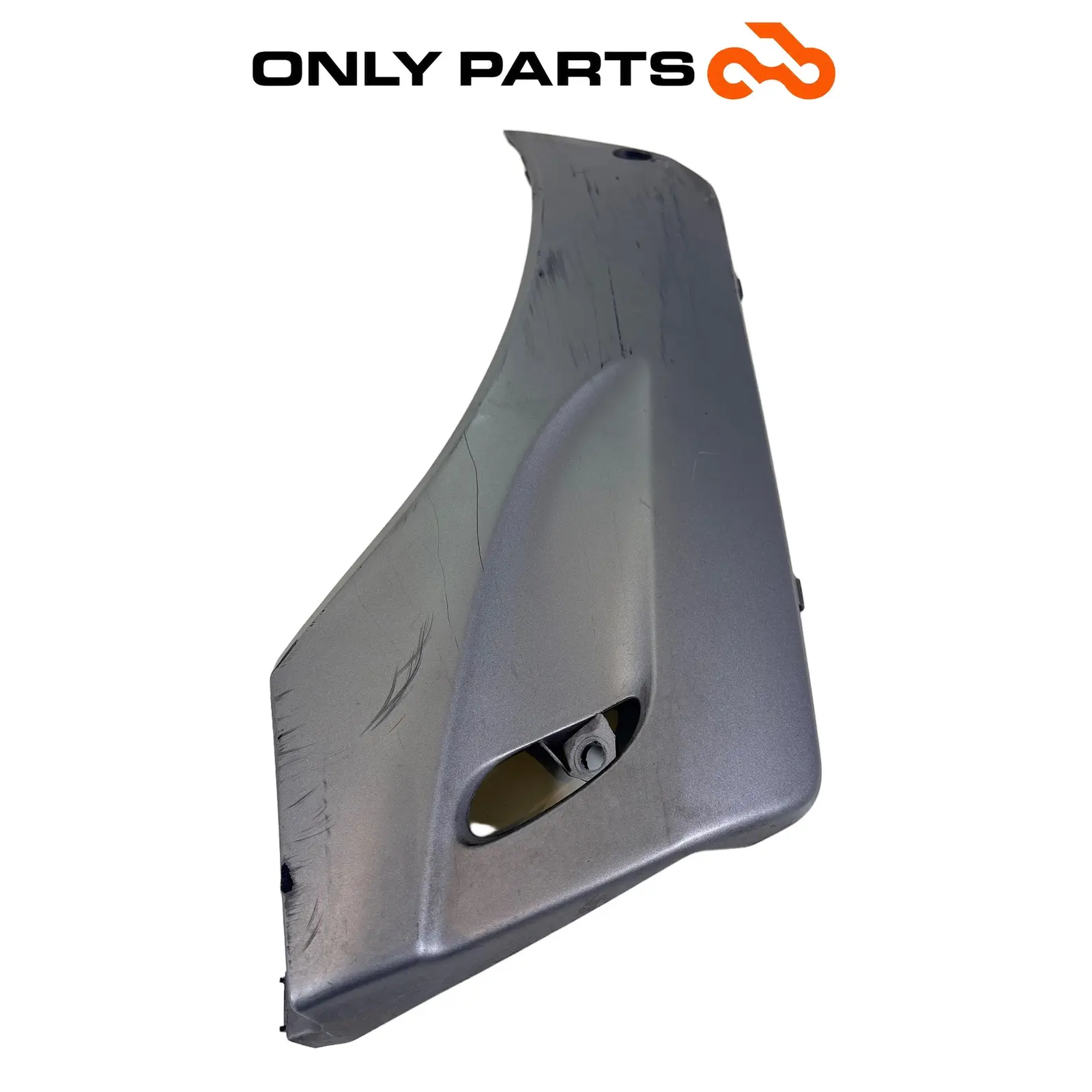 Carena Sottopedana Destra Grigio Honda SH 300 2011 OEM 64325-KTW-9000 R Lower Honda SH 300cc 2011 Grigio usato — foto reale 6
