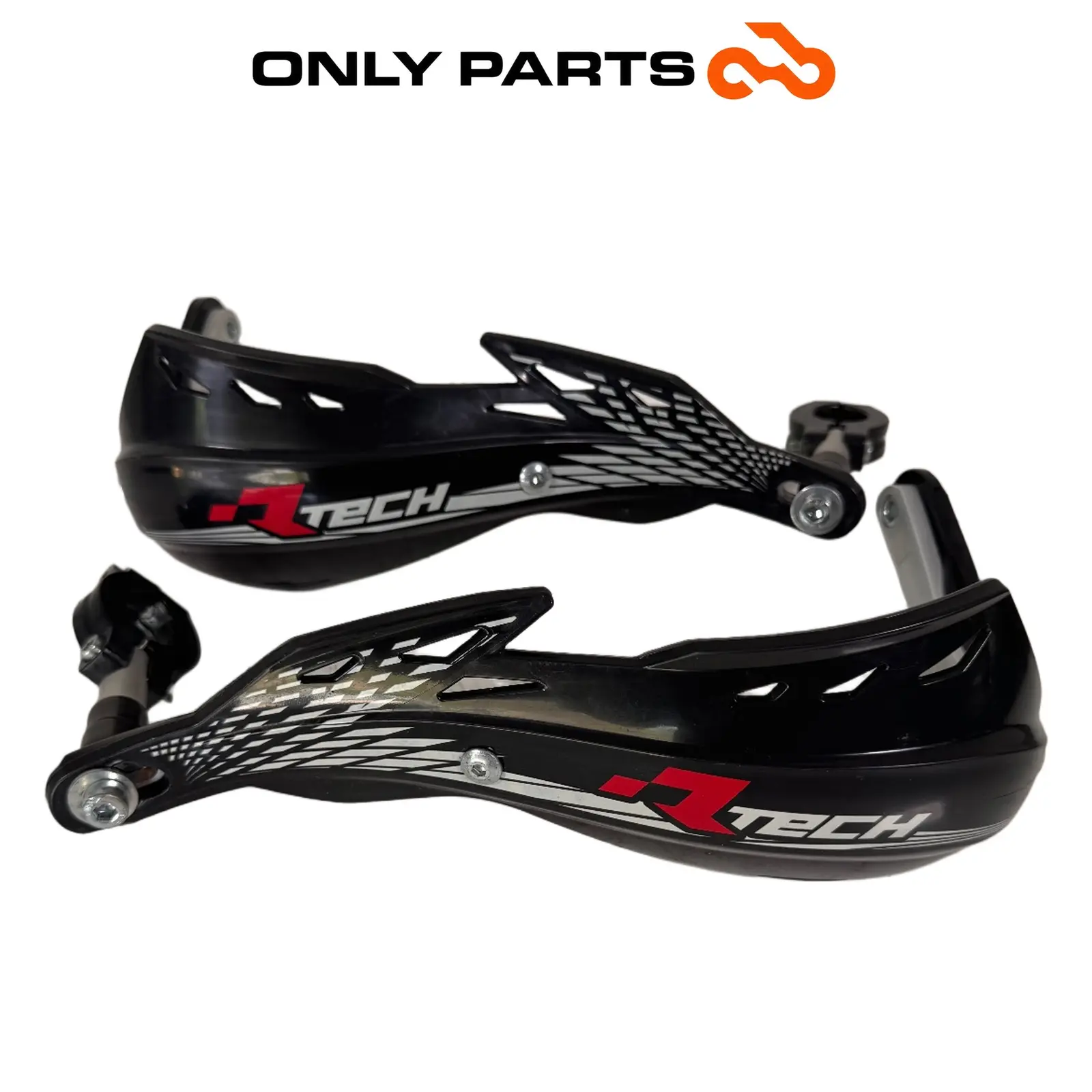 Coppia paramani KTM Super Duke 990cc 2006 Nero/Arancione usato — foto reale 1