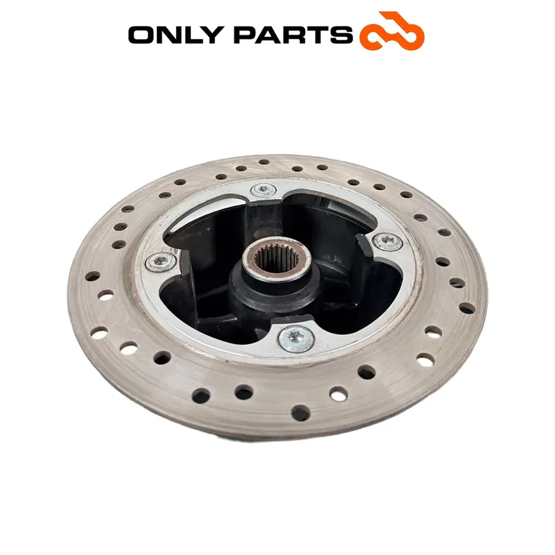 CERCHIO POSTERIORE RUOTA 16 + DISCO GARELLI XO 125 2010 REAR WHEEL RIM ORIGINALE — 4