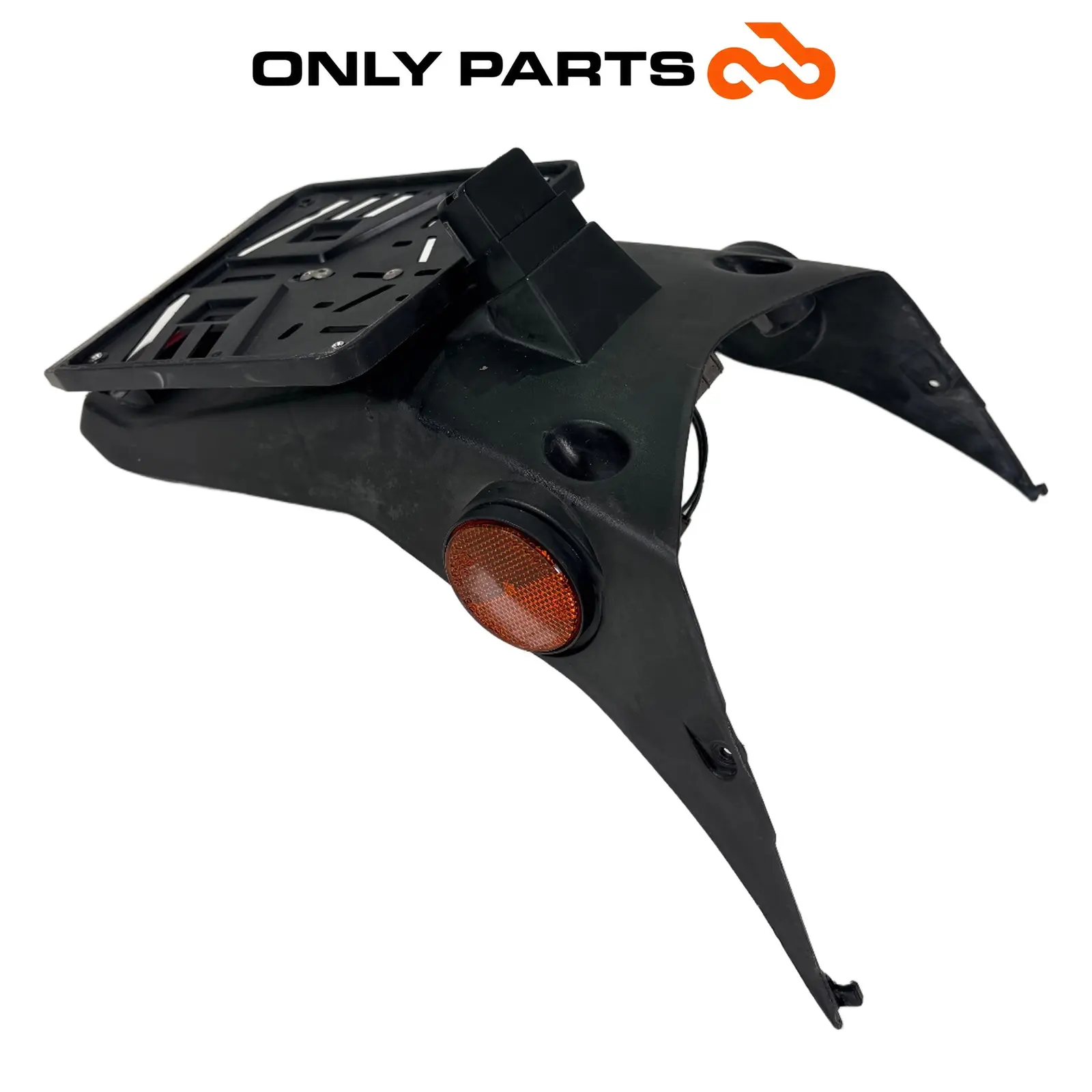 parafango posteriore / portatarga Kymco People S 200cc 2013 Grigio usato — foto reale 4