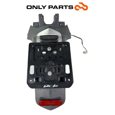parafango posteriore / portatarga Garelli XO 125cc 2010 Grigio usato — foto reale 2
