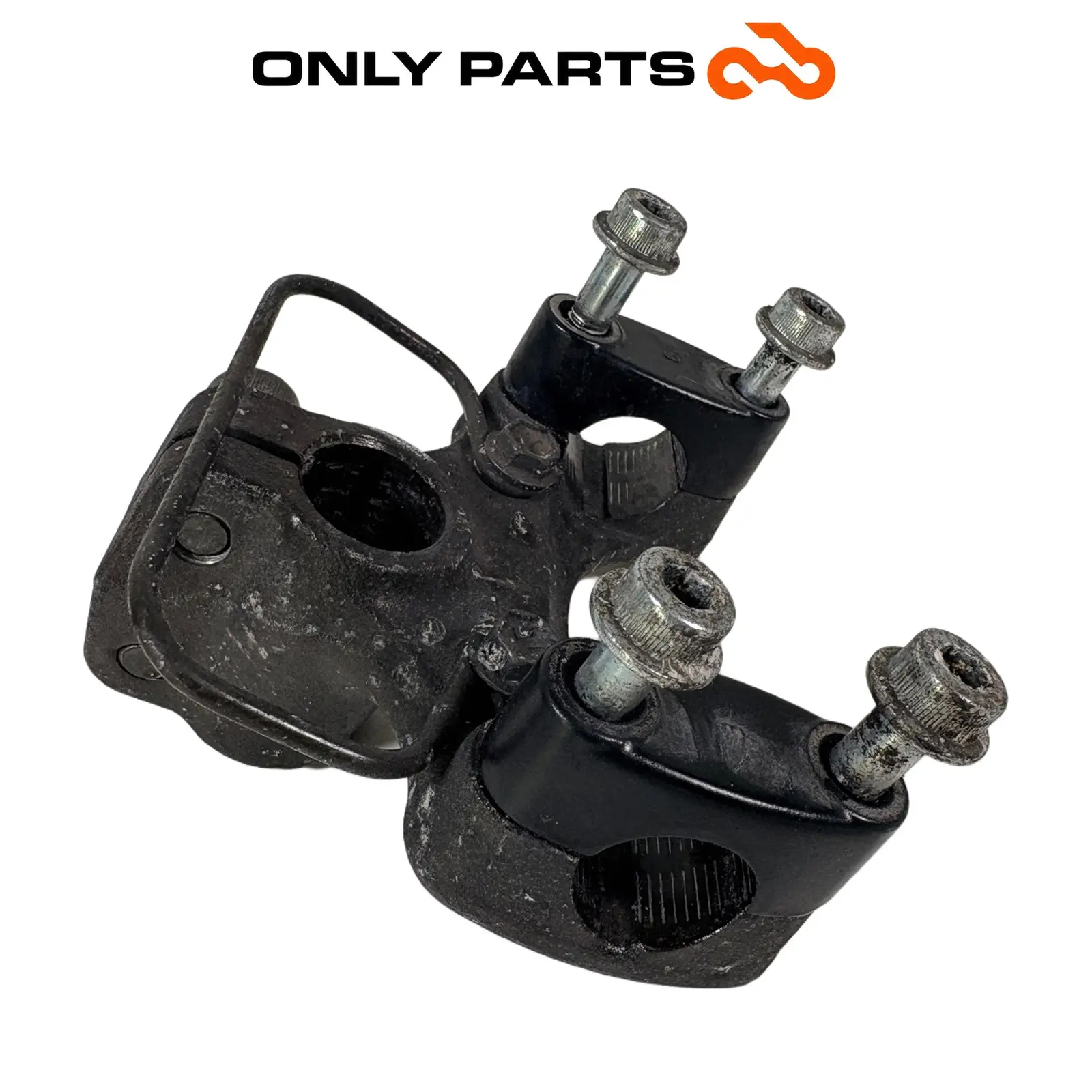 Staffa supporto sterzo / manubrio Suzuki Burgman 400cc 2004 Grigio usato — foto reale 7