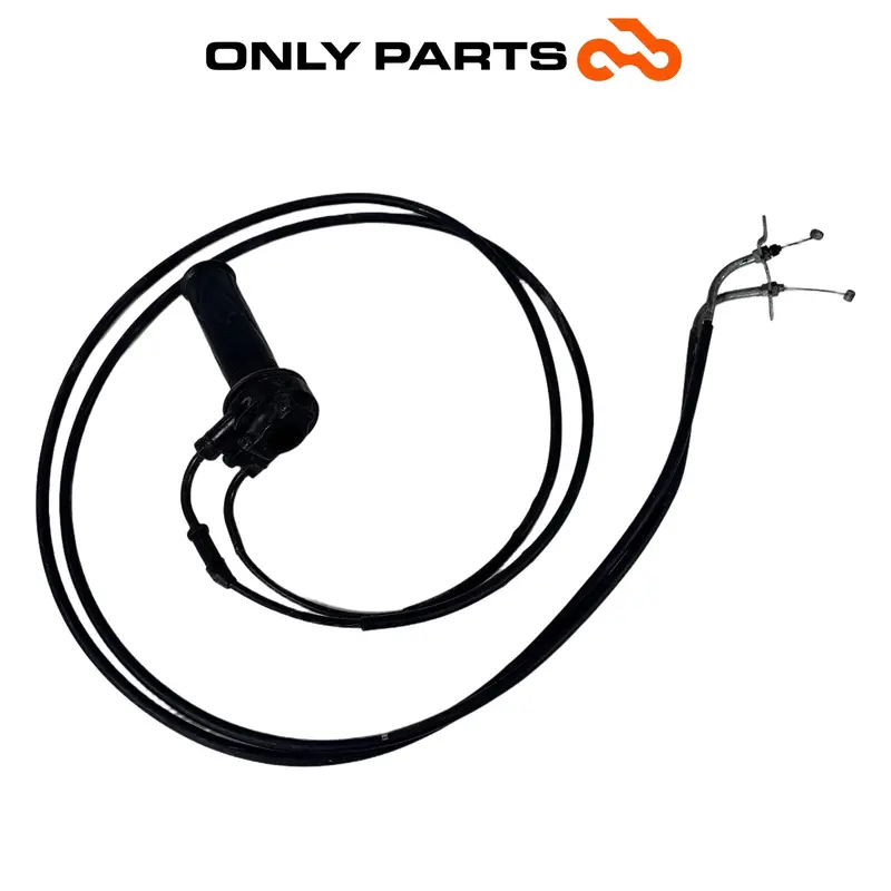 MANOPOLA DESTRA DX COMANDO GAS + CAVI ACCELERATORE YAMAHA X-MAX 250 2008 OEM — 3