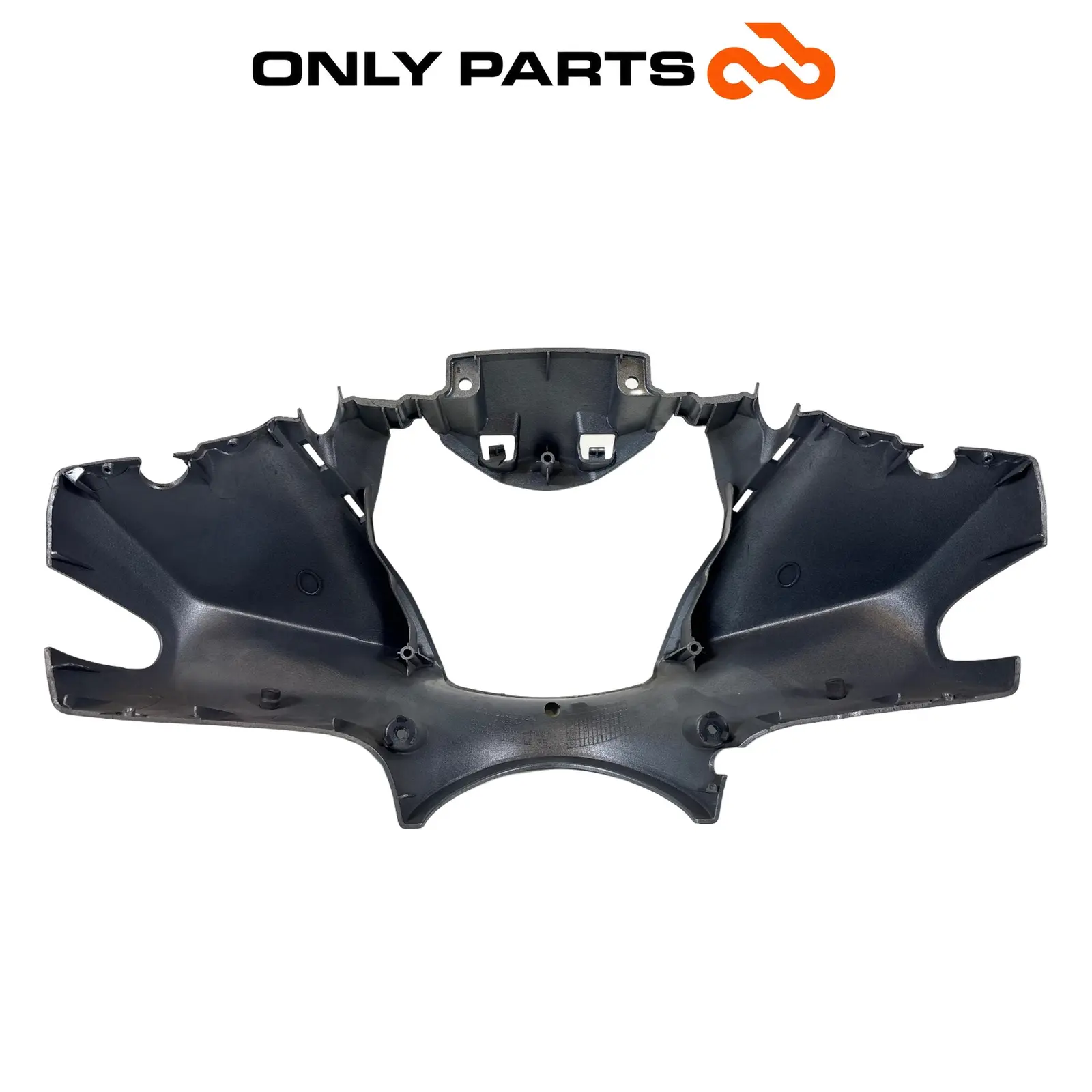 Coprimanubrio Anteriore Grigio Honda SH 300 2011 OEM 53205-KTW-B000 Handle Cover Honda SH 300cc 2011 Grigio usato — foto reale 6