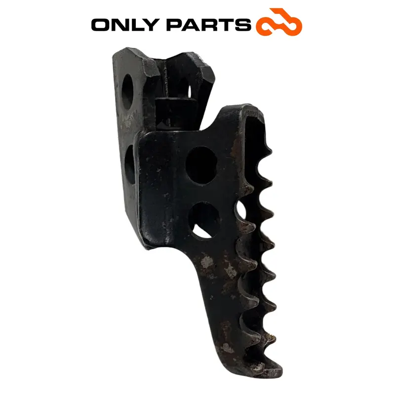 COPPIA PEDANE POGGIAPIEDI PILOTA CON MOLLE E PERNI YAMAHA DT 125 2005 / FOOTPEGS — 3