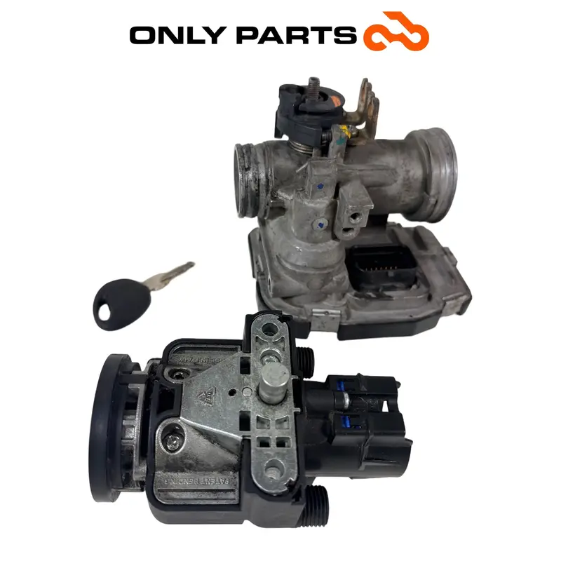 KIT SERRATURE BLOCCHETTO ACCENSIONE CON CHIAVI PIAGGIO MP3 YOURBAN 300 2013 OEM — 4