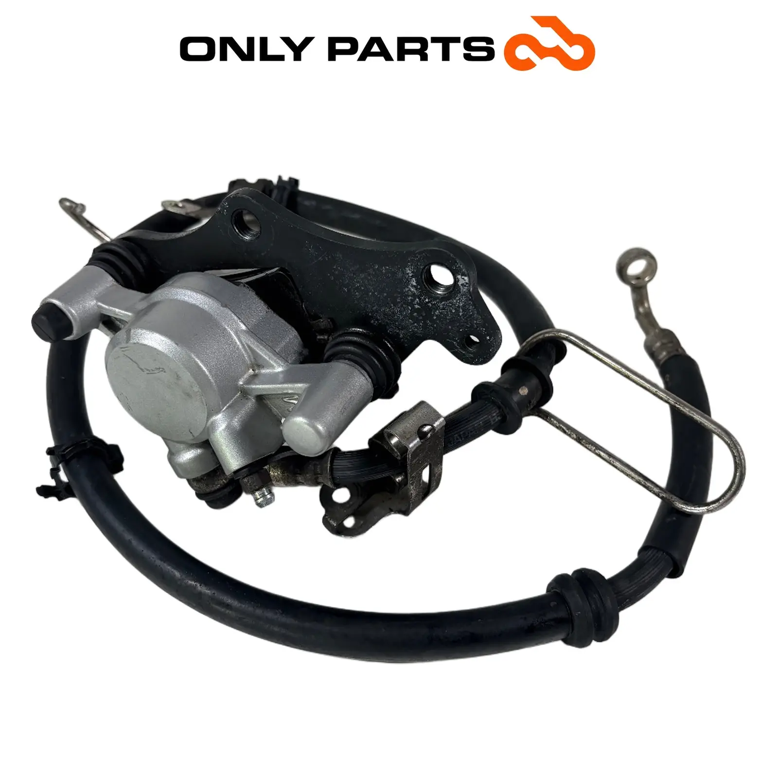 pinza freno anteriore + tubo freno Yamaha Xenter 150cc usato — foto reale 2