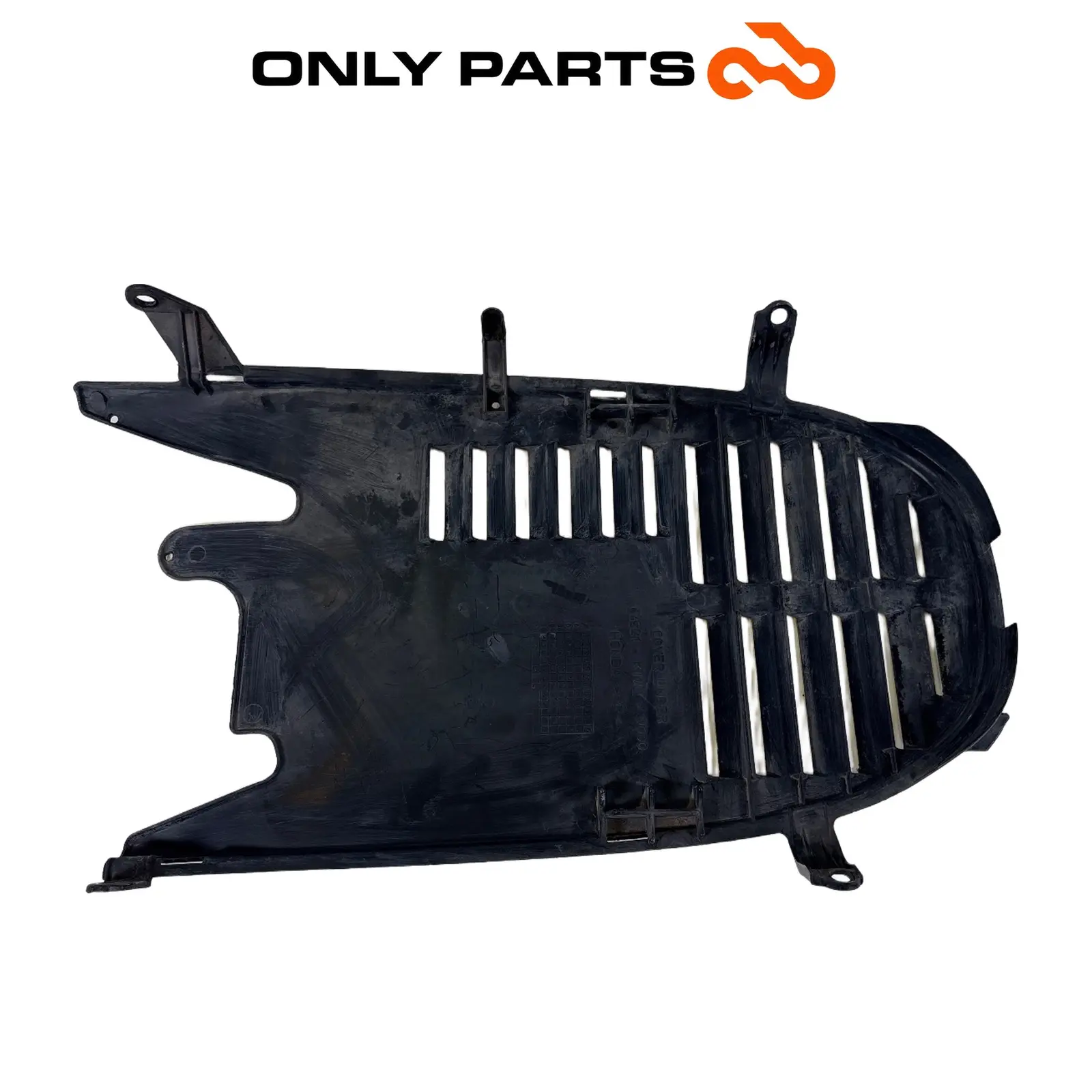 Carena Sottopedana Puntale Inferiore Honda SH 300 2011 OEM 64321-KTW-9000 Honda SH 300cc 2011 Grigio usato — foto reale 7