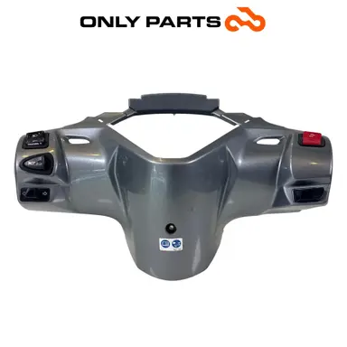Coprimanubrio Posteriore Con Comandi Devioluci Honda SH 300 2011 53206-KTW-B000 Honda SH 300cc 2011 Grigio usato — foto reale 1