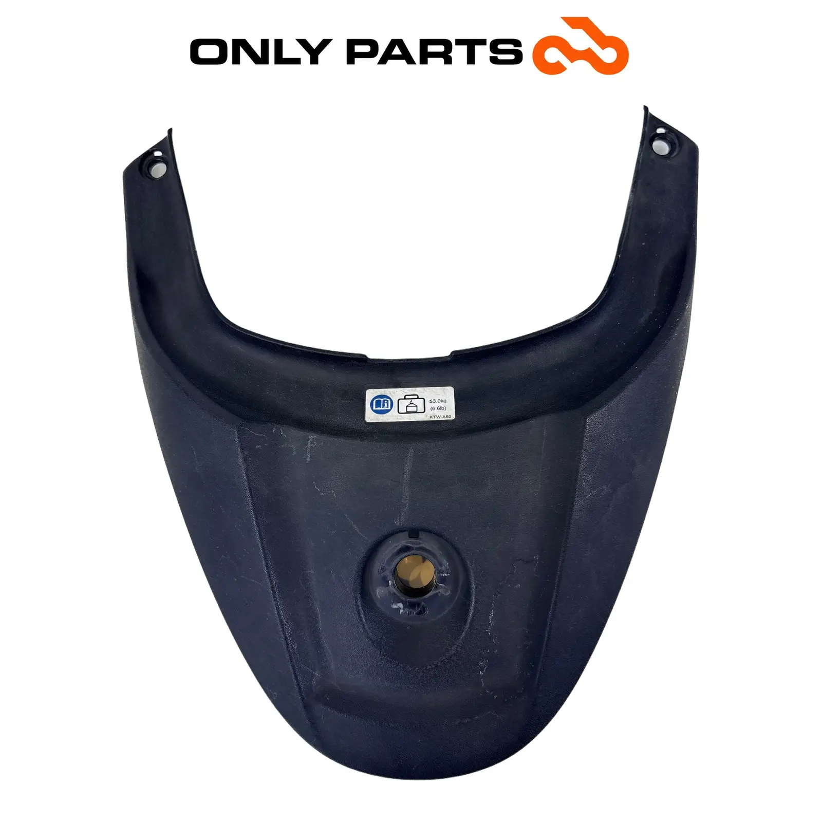 Cover Centrale Posteriore Tappo Serbatoio Honda SH 300 2011 OEM 83700-KTW-B000 Honda SH 300cc 2011 Grigio usato — foto reale 4