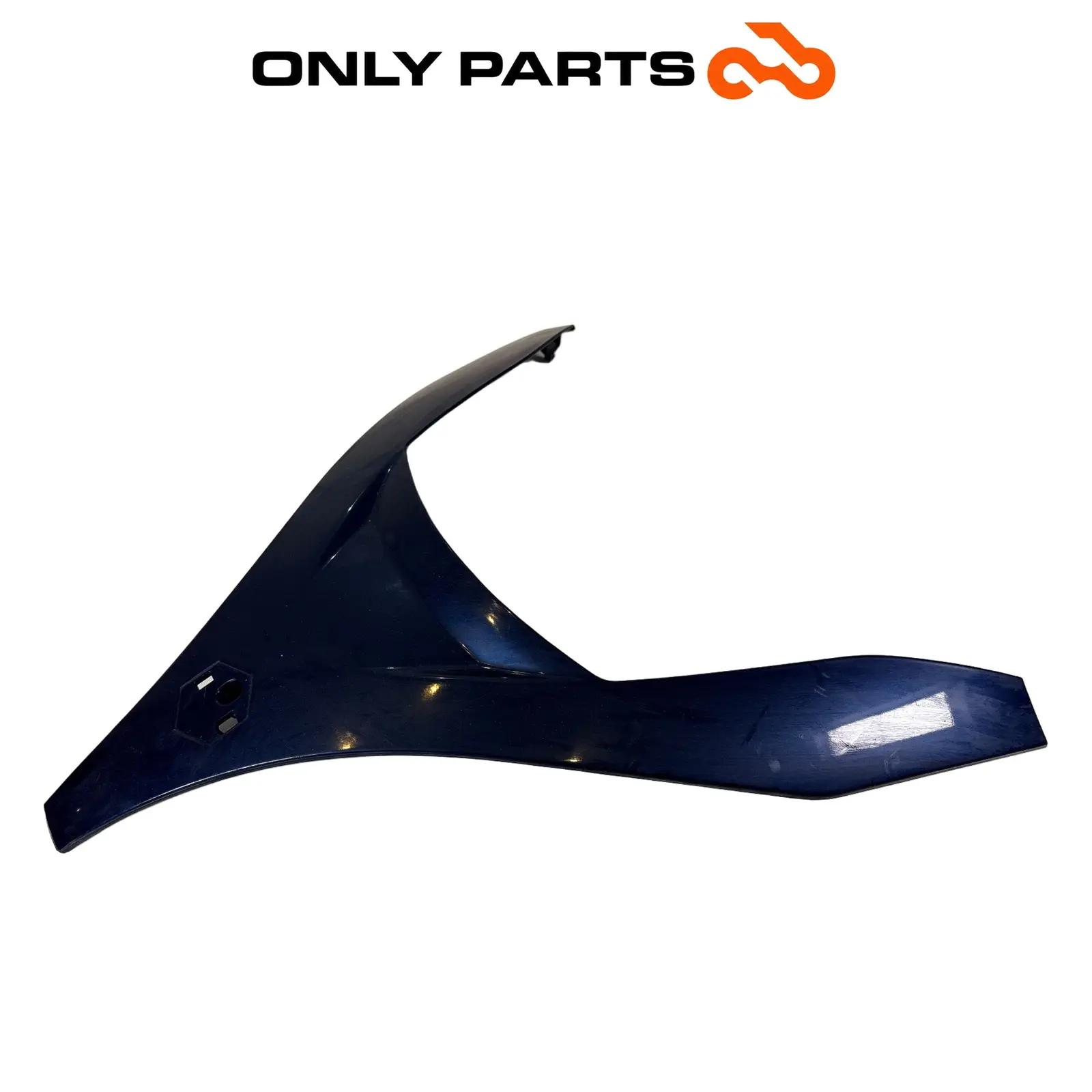 COVER Scudo SUPERIORE Anteriore Blu OEM 624432 Piaggio MP3 Hybrid 300 2010 Cover Piaggio MP3 Hybrid 300cc usato — foto reale 3