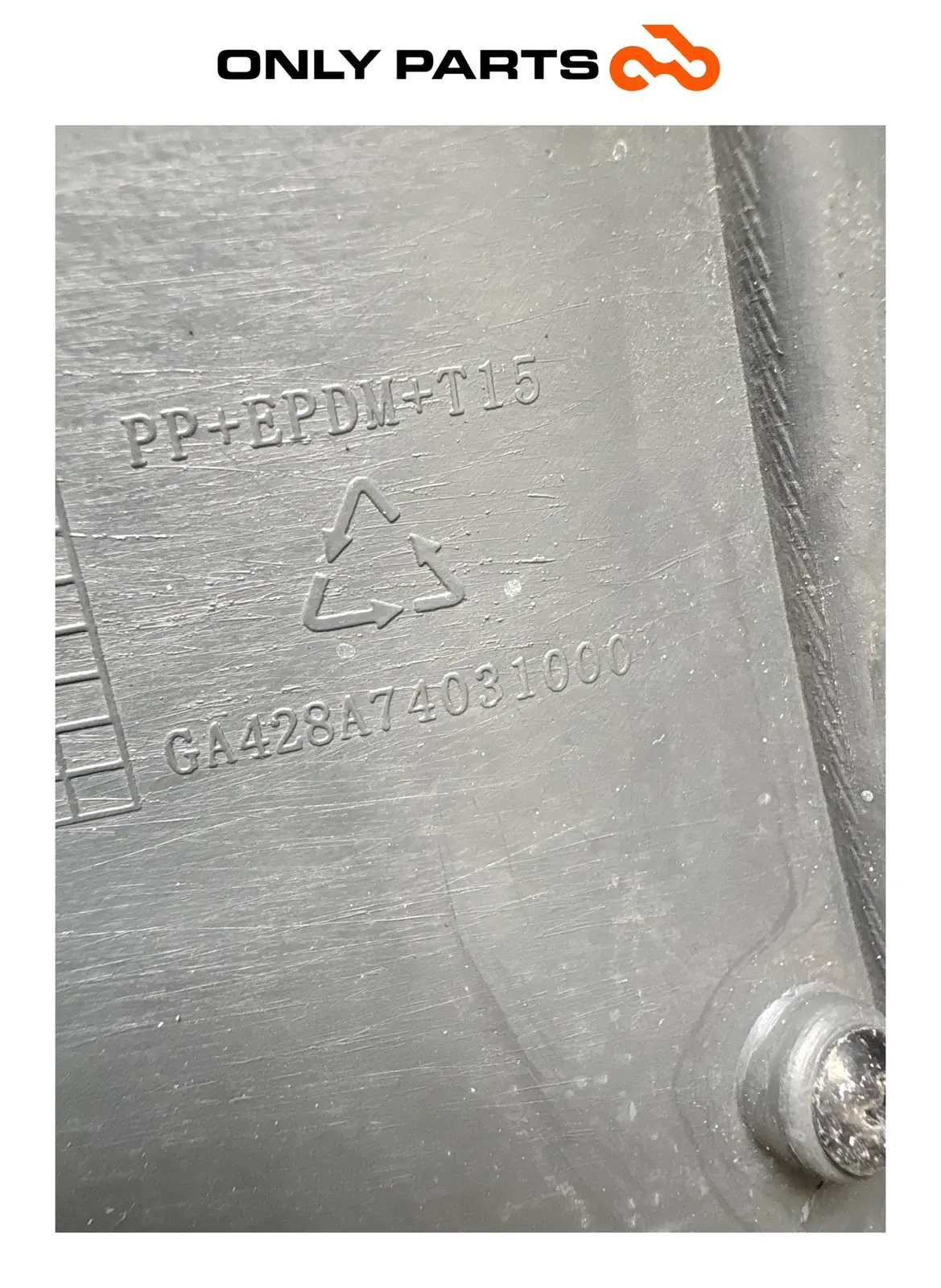 Carena retroscudo Garelli XO 125cc 2010 Grigio usato — foto reale 11