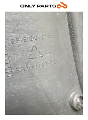 Carena retroscudo Garelli XO 125cc 2010 Grigio usato — foto reale 11