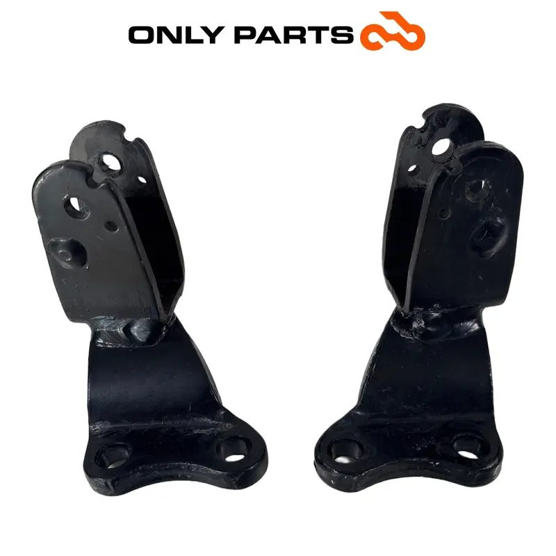 COPPIA STAFFE SUPPORTI PEDANE PASSEGGERO IN ALLUMINIO YAMAHA X-MAX 250 2008 OEM — 2