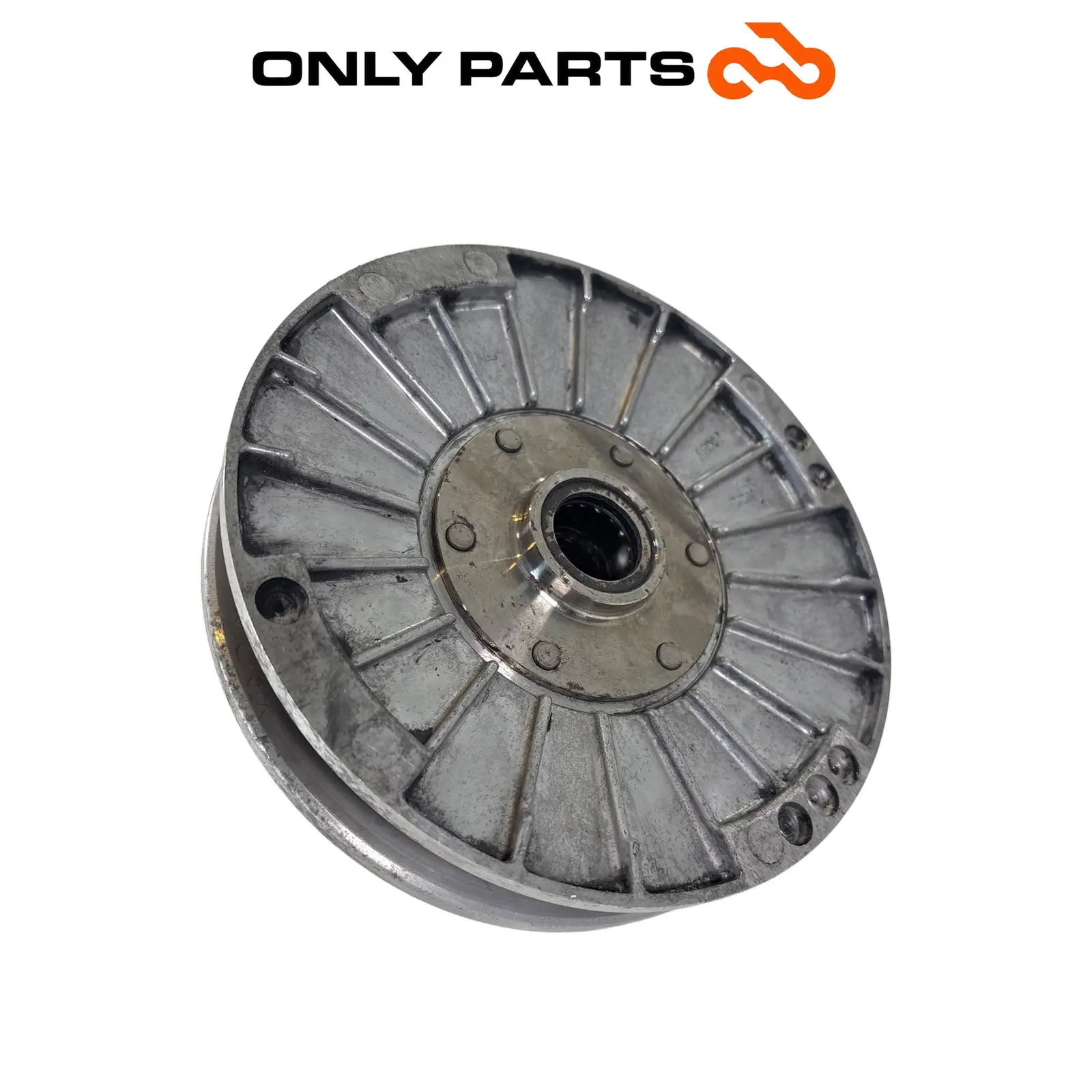 PULEGGIA CONDOTTA CORRETTORE DI COPPIA HONDA SH 300 2011 / DRIVEN PULLEY FACE Honda SH 300cc 2011 Grigio usato — foto reale 1