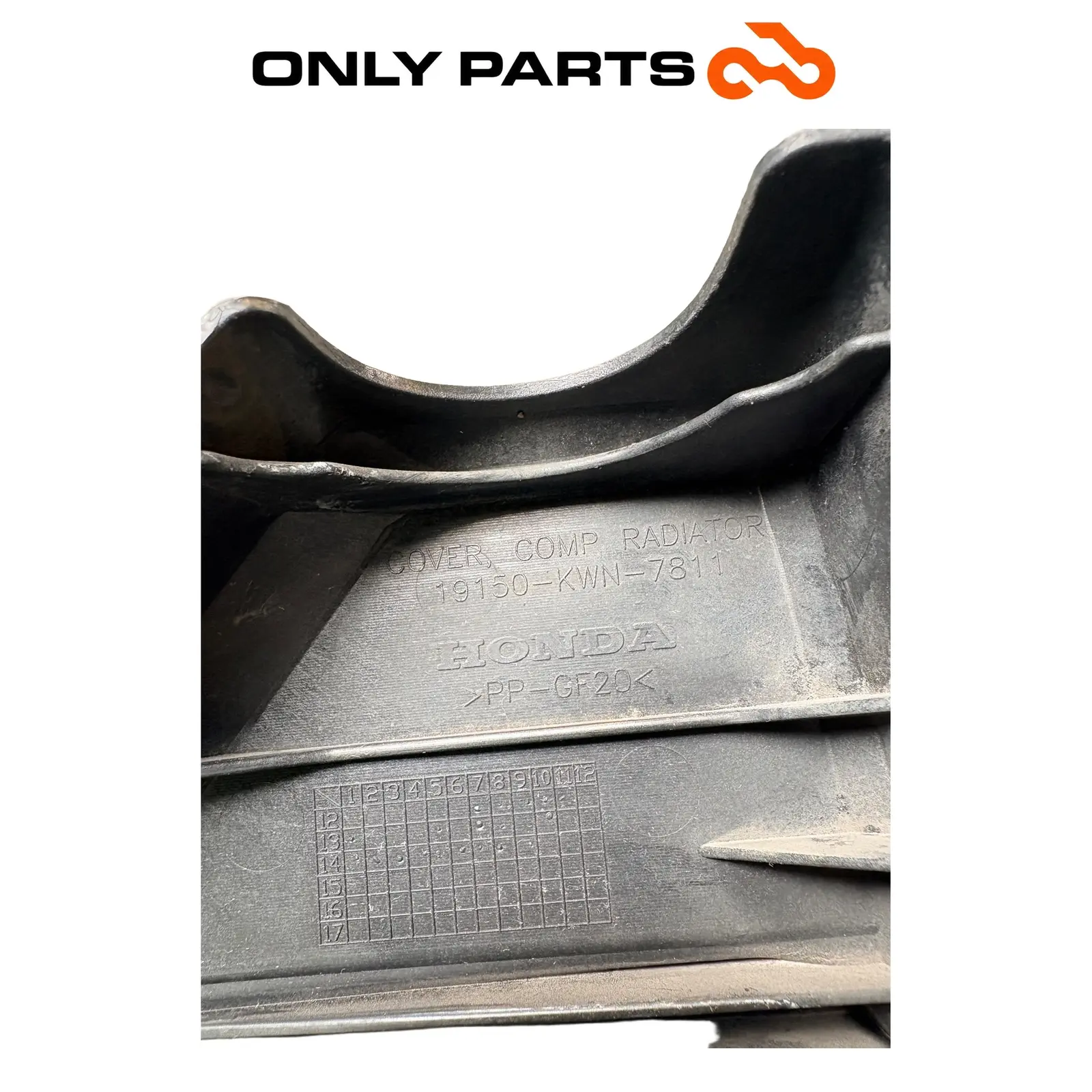 Cover plastica radiatore Honda PCX 125cc 2014 usato — foto reale 7
