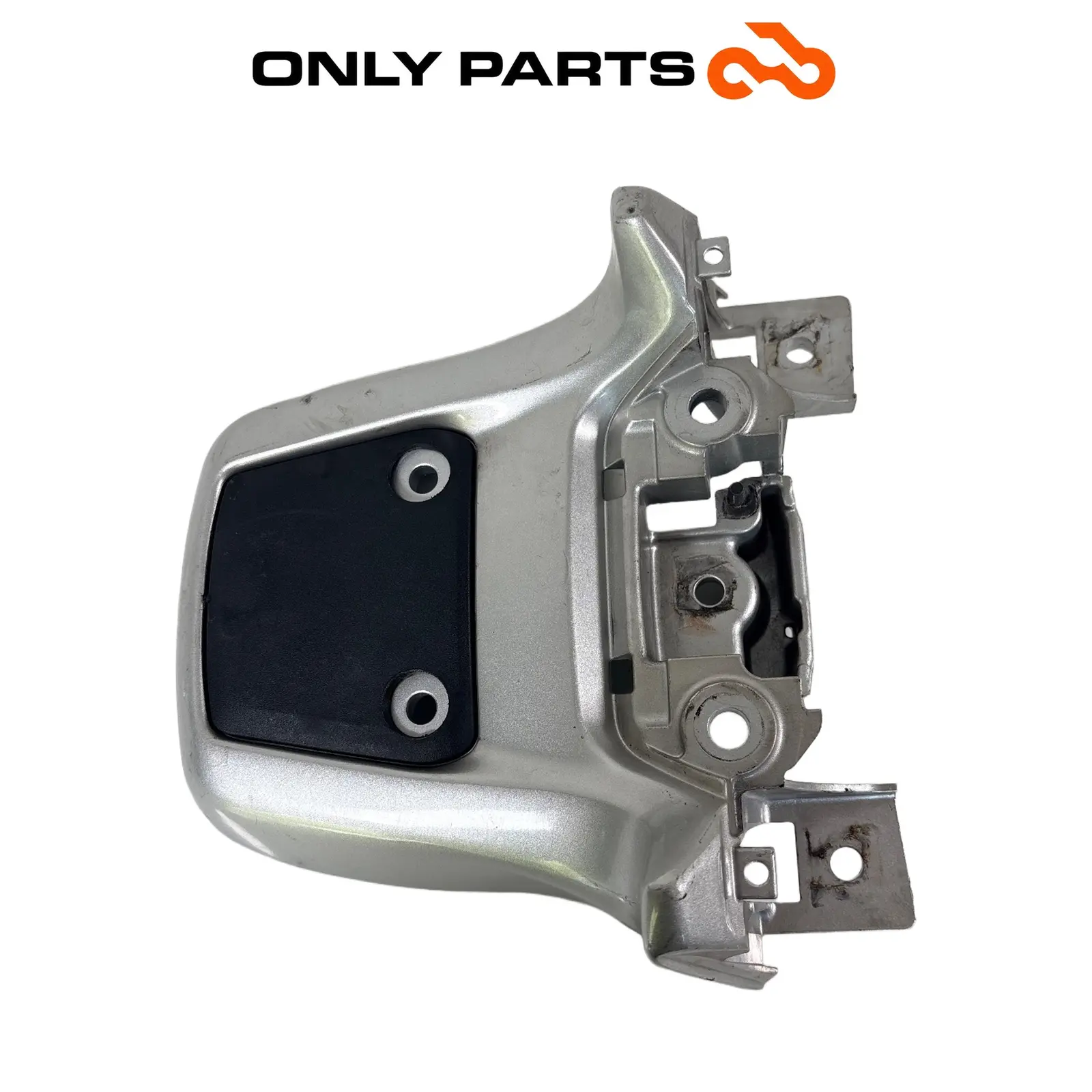 Staffa supporto maniglione posteriore Suzuki Burgman 400cc 2004 Grigio usato — foto reale 2