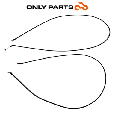 COPPIA CAVI SBLOCCO SELLA VANO PIAGGIO MP3 HYBRID 300 2010 SEAT RELEASE CABLE Piaggio MP3 Hybrid 300cc usato — foto reale 3