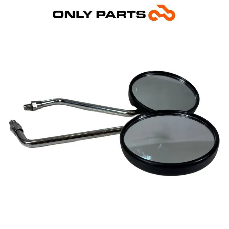 COPPIA SPECCHIETTI RETROVISORI ORIGINALI NERI ENDURO YAMAHA DT 125 2005 MIRRORS — 4