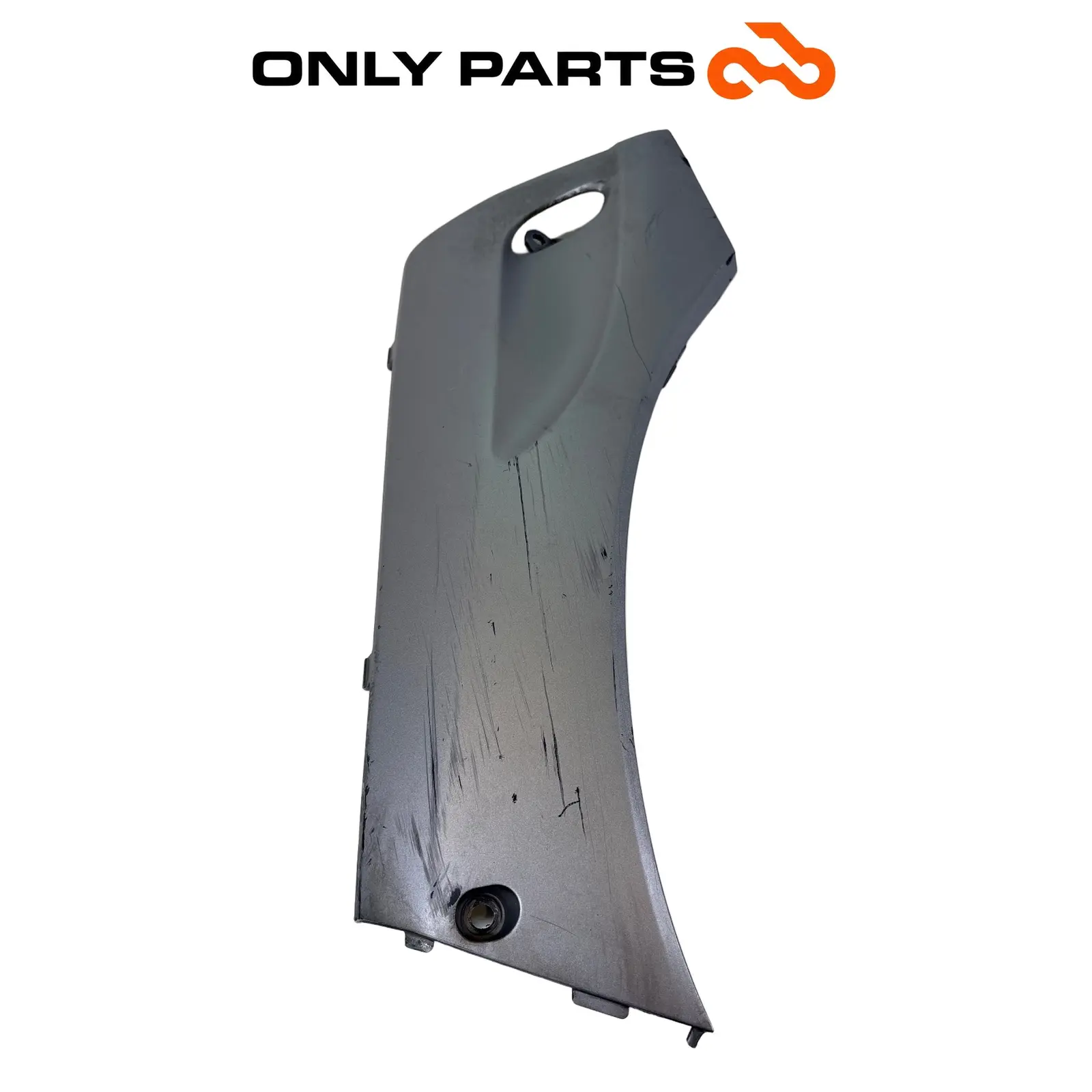 Carena Sottopedana Destra Grigio Honda SH 300 2011 OEM 64325-KTW-9000 R Lower Honda SH 300cc 2011 Grigio usato — foto reale 5